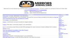 Desktop Screenshot of mirrors.kernel.org