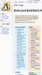 Mobile Screenshot of ext4.wiki.kernel.org
