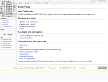 Tablet Screenshot of ieee1394.wiki.kernel.org