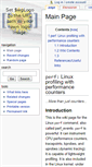 Mobile Screenshot of perf.wiki.kernel.org