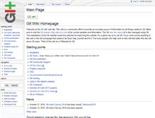 Tablet Screenshot of git.wiki.kernel.org